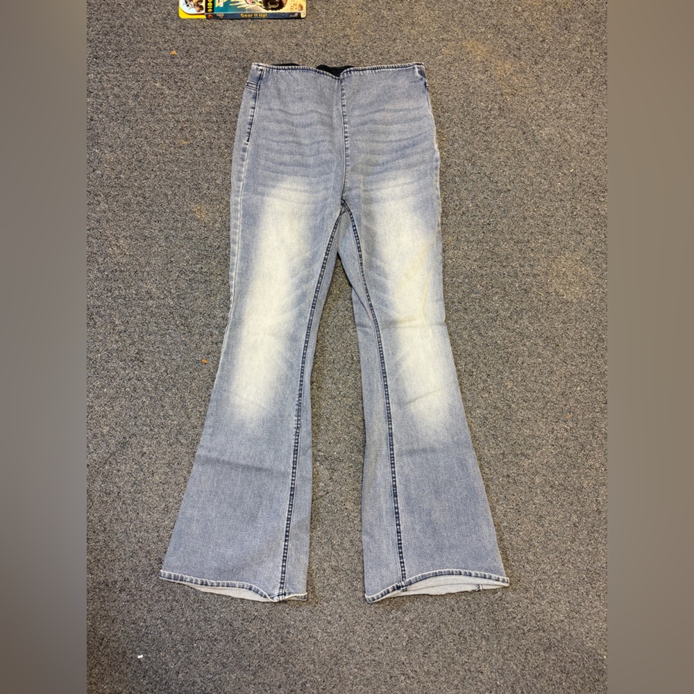 No Boundaries Light Blue Flare Jeans
